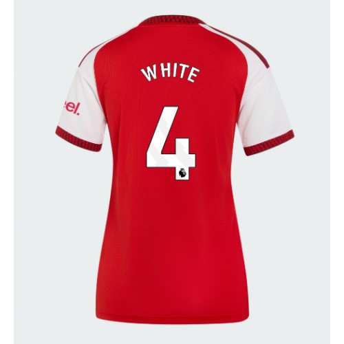 Dámy Fotbalový dres Arsenal Ben White #4 2026-27 Domácí Krátký Rukáv